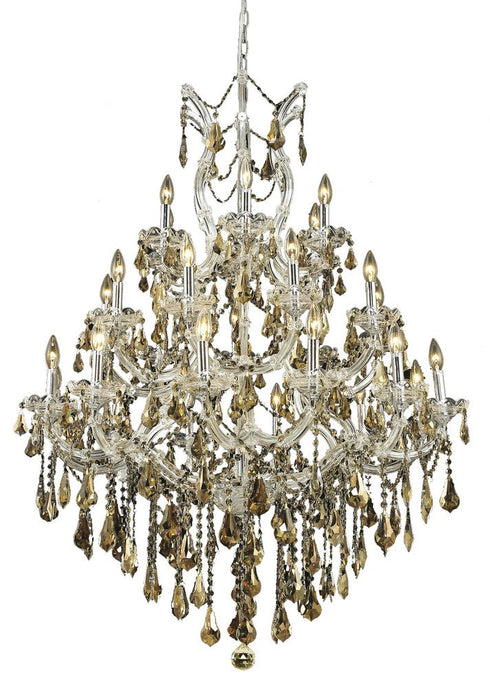 Elegant Lighting Maria Theresa 28 Light Chandelier Model: 2801D38G-GT/RC