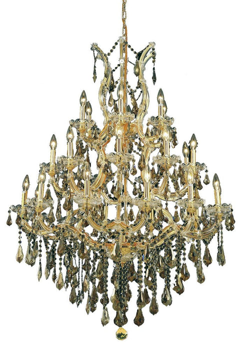 Elegant Lighting Maria Theresa 28 Light Chandelier Model: 2801D38G-GT/RC