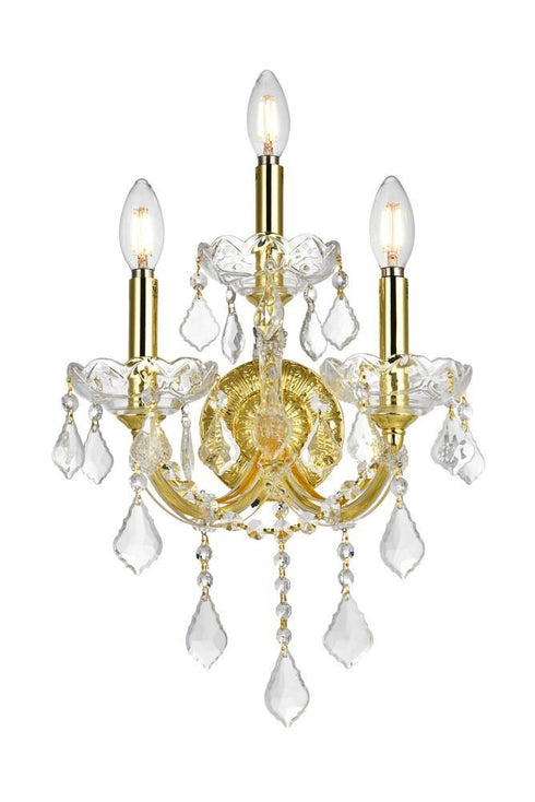 Elegant Lighting Maria Theresa 3 Light Sconce Model: 2800W3C/RC
