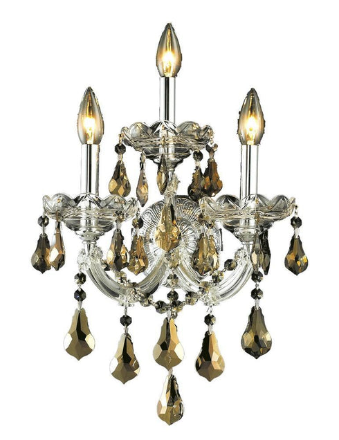 Elegant Lighting Maria Theresa 3 Light Sconce Model: 2801W3C/RC