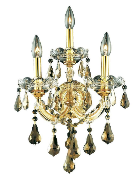 Elegant Lighting Maria Theresa 3 Light Sconce Model: 2801W3C/RC