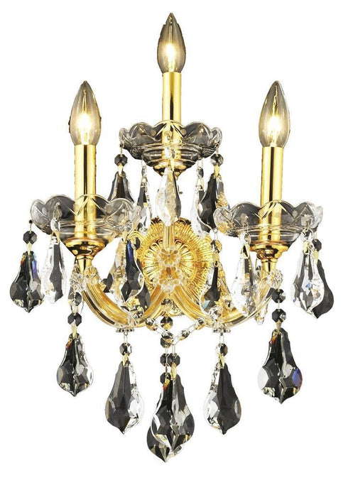 Elegant Lighting Maria Theresa 3 Light Sconce Model: 2801W3C/RC