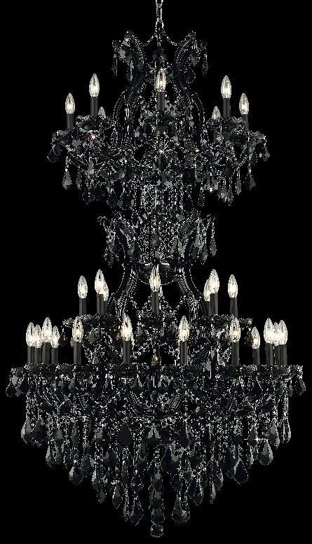 Elegant Lighting Maria Theresa 34 Light Chandelier Model: 2800D36SB/RC