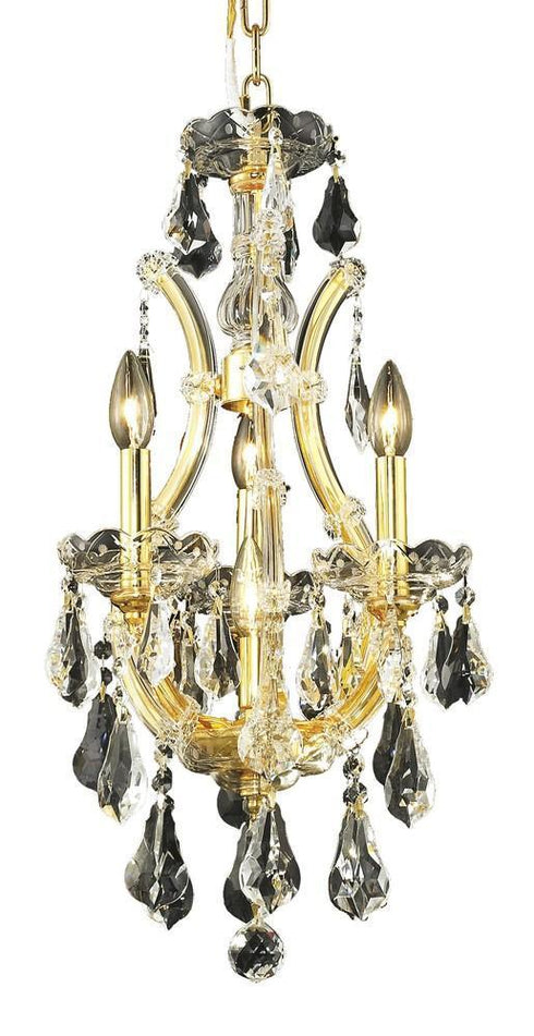 Elegant Lighting Maria Theresa 4 Light Chandelier Model: 2801D12C/RC