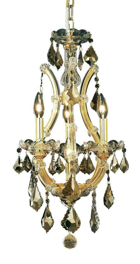 Elegant Lighting Maria Theresa 4 Light Pendant Model: 2800D12C/RC