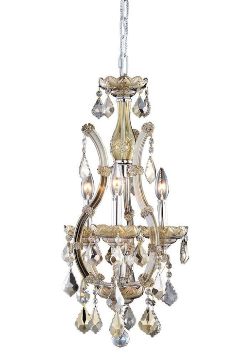 Elegant Lighting Maria Theresa 4 Light Pendant Model: 2800D12C/RC