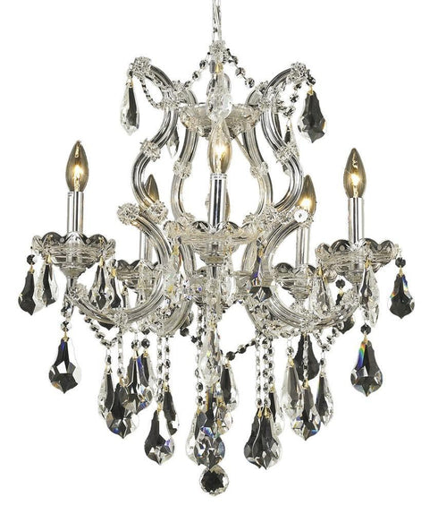 Elegant Lighting Maria Theresa 6 Light Chandelier Model: 2801D20C/RC