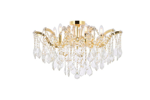 Elegant Lighting Maria Theresa 6 Light Flush Mount Model: 2800F24C/RC