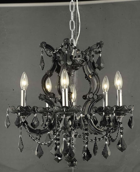 Elegant Lighting Maria Theresa 6 Light Pendant Model: 2800D20C/RC
