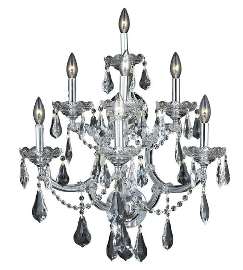 Elegant Lighting Maria Theresa 7 Light Sconce Model: 2801W7C/RC