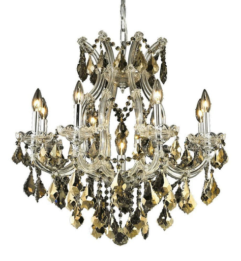 Elegant Lighting Maria Theresa 9 Light Chandelier Model: 2800D26C/RC