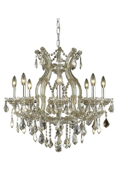 Elegant Lighting Maria Theresa 9 Light Chandelier Model: 2800D26C/RC
