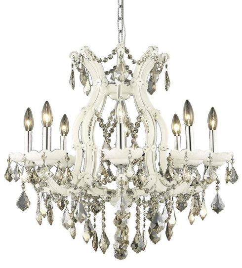 Elegant Lighting Maria Theresa 9 Light Chandelier Model: 2800D26C/RC