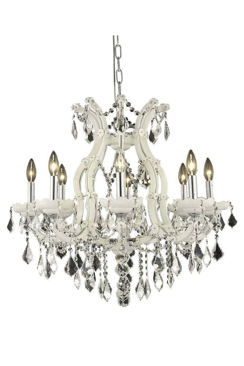 Elegant Lighting Maria Theresa 9 Light Chandelier Model: 2800D26C/RC