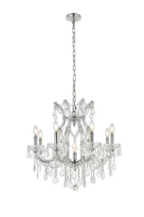 Elegant Lighting Maria Theresa 9 Light Chandelier Model: 2800D26C/RC