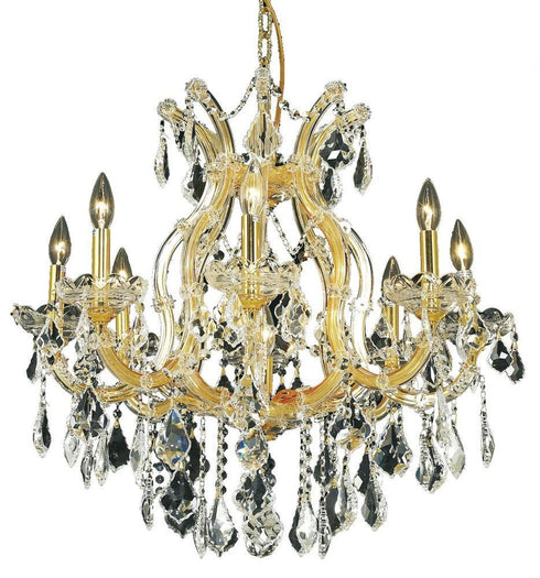 Elegant Lighting Maria Theresa 9 Light Chandelier Model: 2800D26C/RC