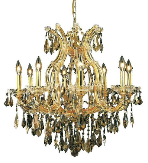 Elegant Lighting Maria Theresa 9 Light Chandelier Model: 2801D26C/RC