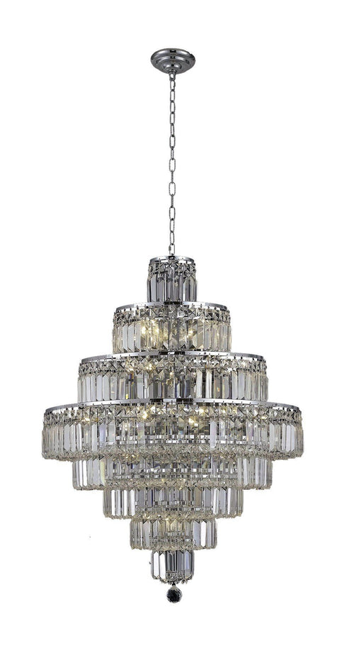 Elegant Lighting Maxime 18 Light Chandelier Model: V2038D26C/RC