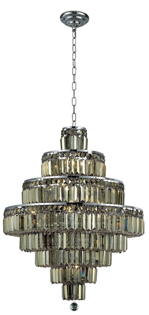 Elegant Lighting Maxime 18 Light Chandelier Model: V2038D26C/RC