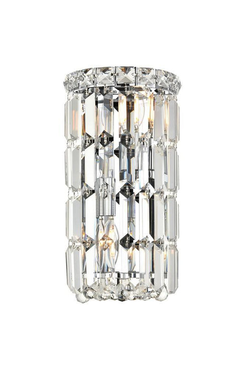Elegant Lighting Maxime 2 Light Sconce Model: V2030W6C/EC