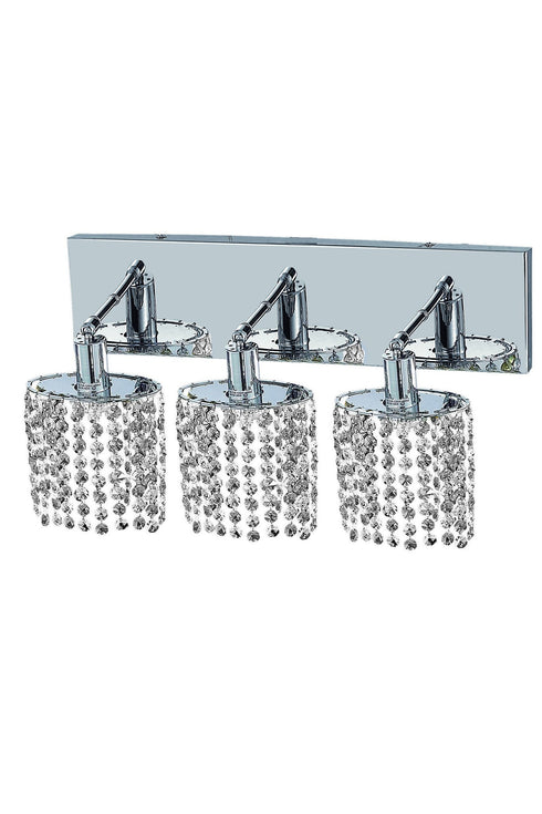 Elegant Lighting Mini 3 Light Vanity Model: 1283W-O-E-CL/SS