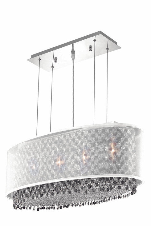 Elegant Lighting Moda 4 Light Pendant Model: 1692D29C-CL03/RC
