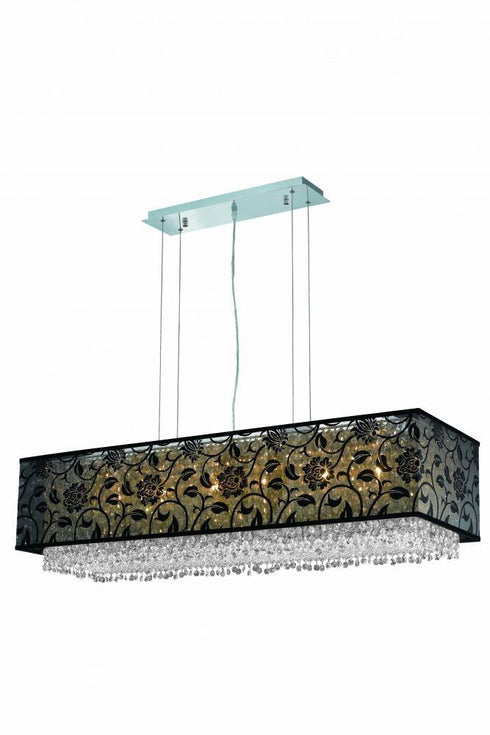 Elegant Lighting Moda 6 Light Pendant Model: 1591D41C-CL03/SS