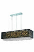 Elegant Lighting Moda 6 Light Pendant Model: 1591D41C-CL03/SS