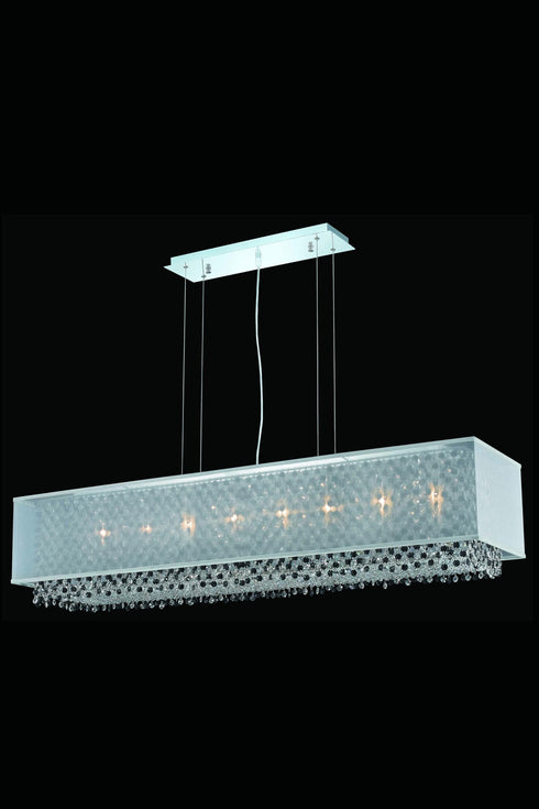 Elegant Lighting Moda 8 Light Pendant Model: 1691D48C-CL03/SS