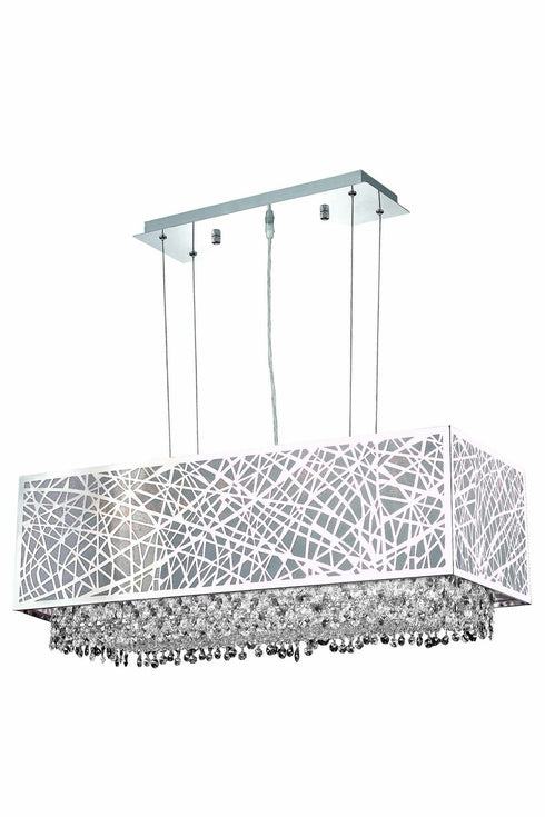 Elegant Lighting Moda Pendant Model: 1791D29C-CL03/SS