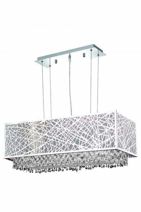 Elegant Lighting Moda Pendant Model: 1791D29C-CL03/SS