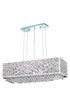 Elegant Lighting Moda 6 Light Pendant Model: 1791D34C-CL03/SS