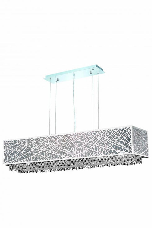 Elegant Lighting Moda 8 Light Pendant Model: 1791D48C-CL03/SS