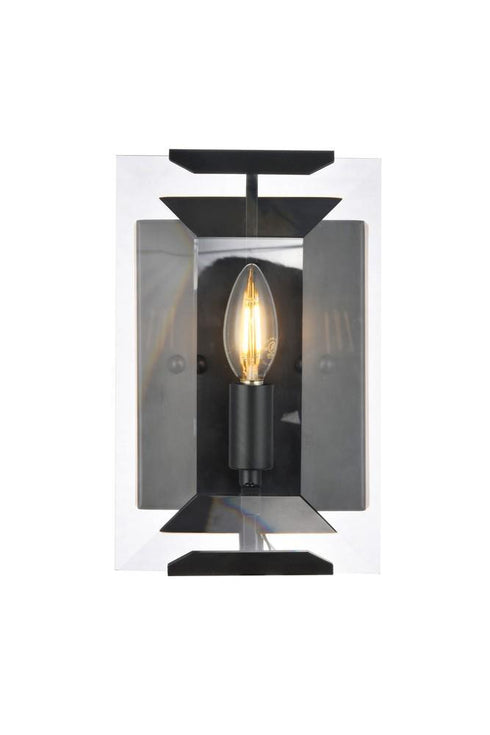 Elegant Lighting Monaco 1 Light Sconce Model: 1212W6GI