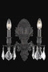 Elegant Lighting Monarch 2 Light Sconce Model: 9602W10DB/EC
