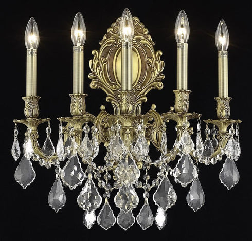 Elegant Lighting Monarch 5 Light Sconce Model: 9605W21FG/RC