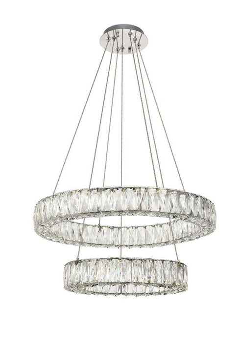 Elegant Lighting Monroe Chandelier Model: 3503G24C