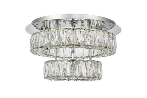 Elegant Lighting Monroe Flush Mount Model: 3503F18L2C