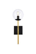 Living District Neri 1 Light Sconce Model: LD2359BK