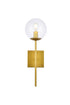 Living District Neri 1 Light Sconce Model: LD2359BK