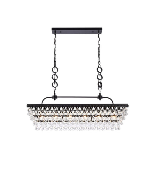 Elegant Lighting Nordic 6 Light Pendant Model: 1219G40BR