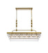 Elegant Lighting Nordic 6 Light Pendant Model: 1219G40BR