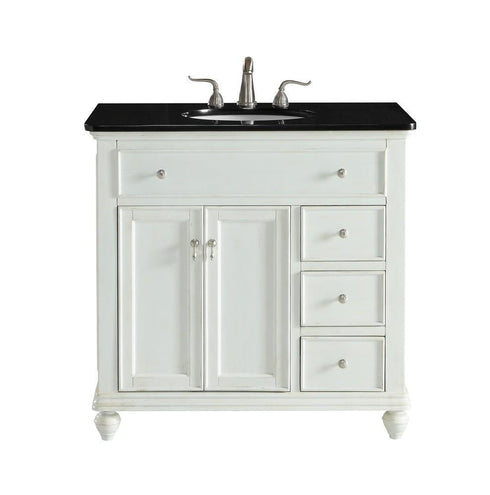 Elegant Decor Otto 36 Inch . Single Bathroom Vanity Set Inch Model: VF12336AW
