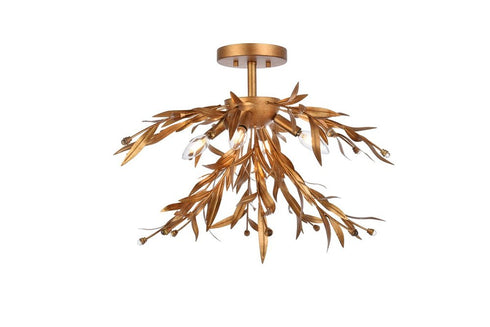 Living District Priscilla 4 Light Flush Mount Model: LD810F23BK