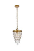 Living District Reese 1 Light Pendant Model: LD714D9BK