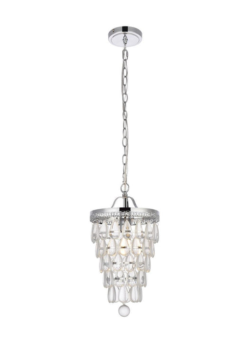 Living District Reese 1 Light Pendant Model: LD714D9BK