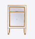 Elegant Decor Reflexion End Table 1 Drawer 18in. W X 13in. D X 29in. Model: MF72035G