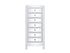 Elegant Decor Reflexion Lingerie Chest 7 Drawers 18in. W X 15in. D X Model: MF72047G