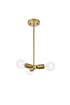Living District Reyes 3 Light Pendant Model: LD2337BK
