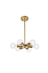 Living District Reyes 6 Light Pendant Model: LD2338BK
